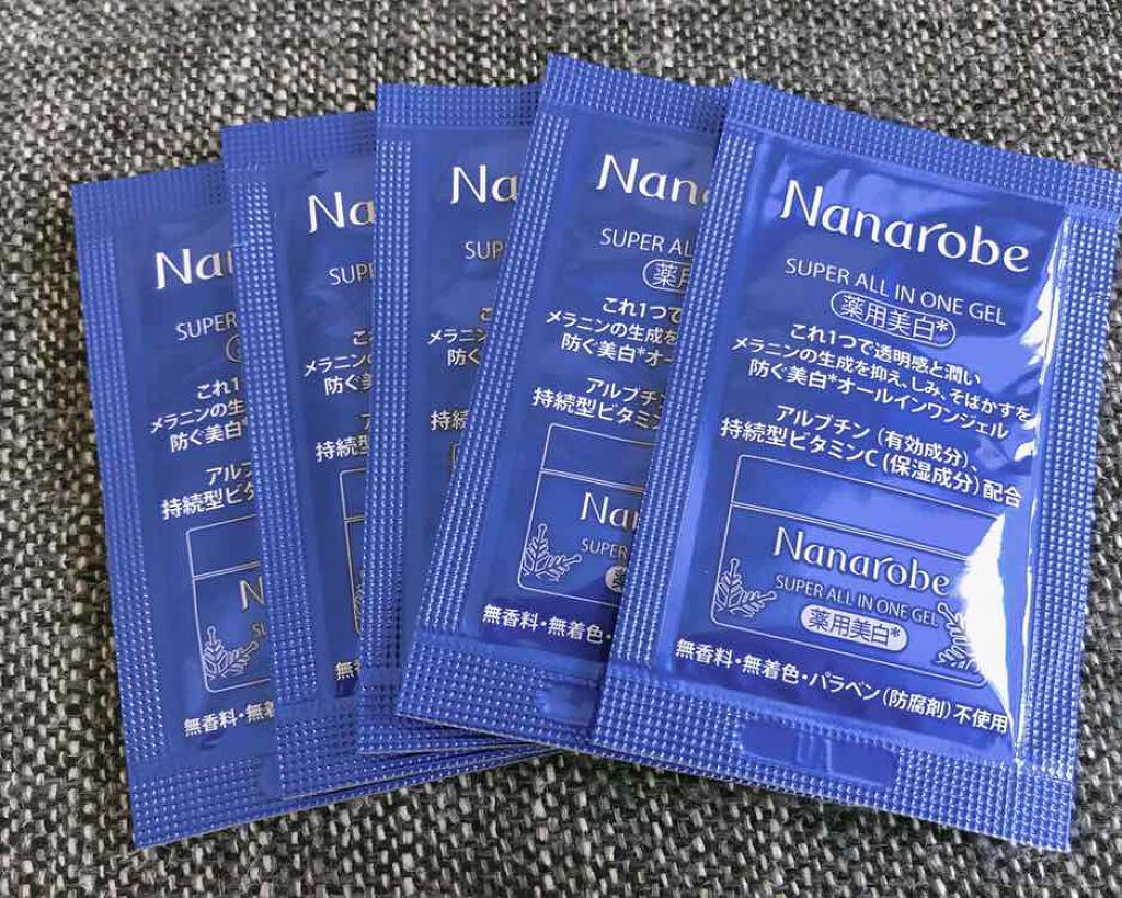 スーパーオールインワンジェル (薬用美白)/ナナローブ/オールインワン化粧品を使ったクチコミ（1枚目）