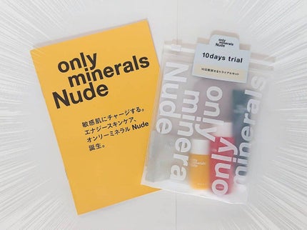 ONLY MINERALS Nude クロノナイトチャージジェルのクチコミ「ヤーマンさんから頂いた『オンリーミネラル Nude 10days トライアル』を使ってみた d.....」(2枚目)