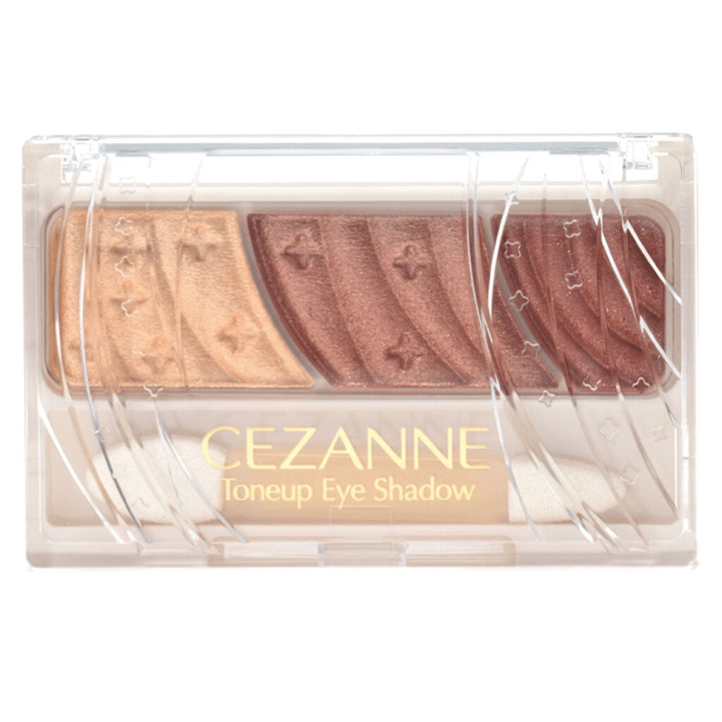 トーンアップアイシャドウ/CEZANNE/アイシャドウパレットを使ったクチコミ（3枚目）