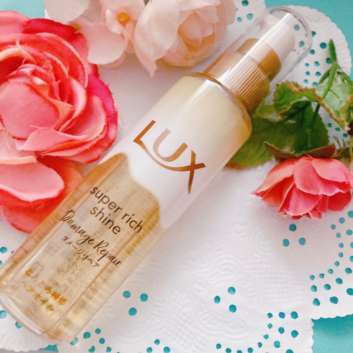 スーパーリッチシャイン ダメージリペア とろとろ補修ヘアオイル/LUX/ヘアオイルを使ったクチコミ(3枚目)