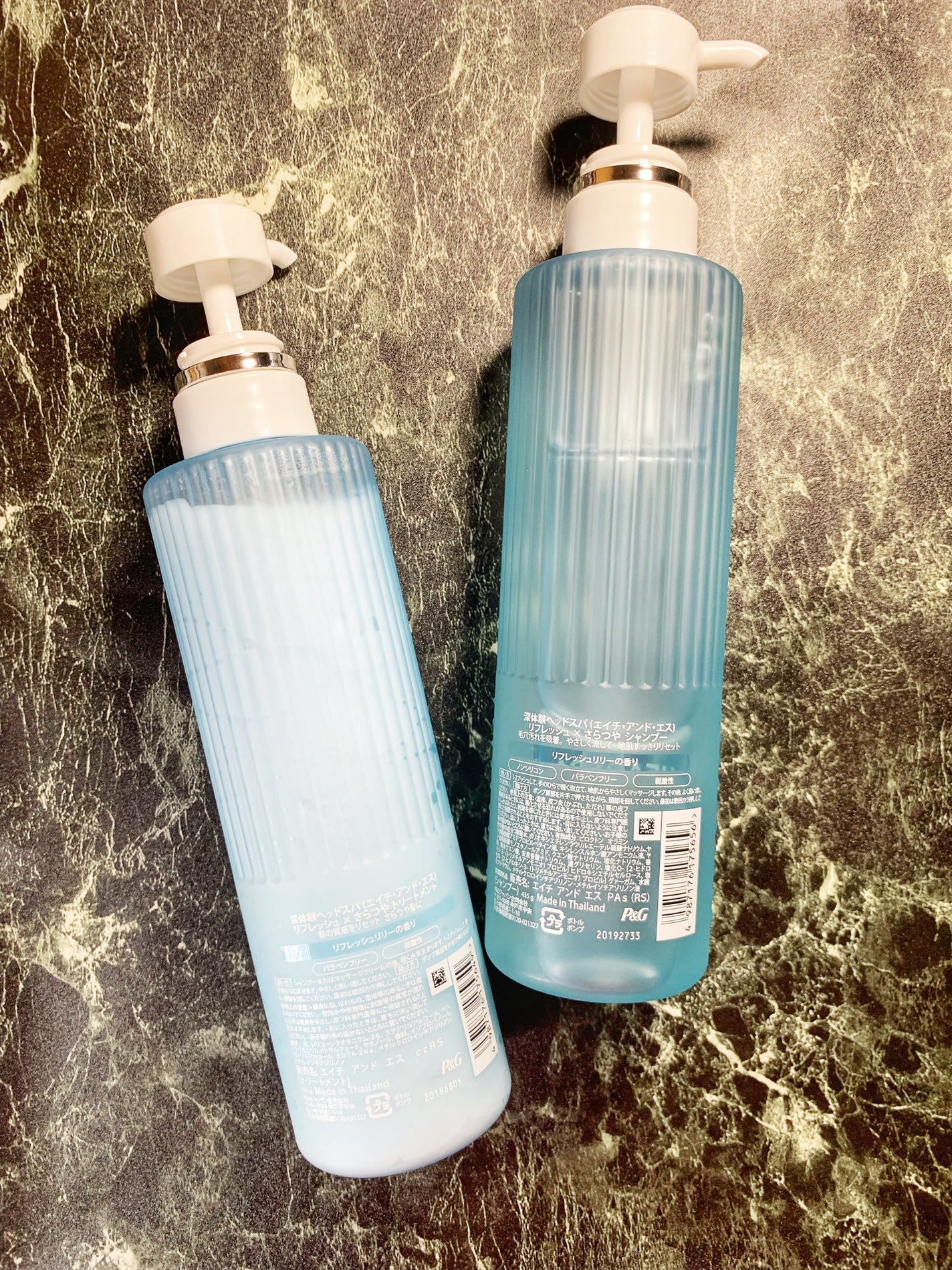 リフレッシュ × さらつや シャンプー/トリートメント/h&s/市販シャンプーを使ったクチコミ(1枚目)