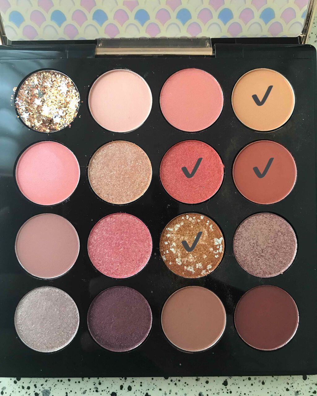 大英博物館 エジプトシリーズ アイシャドウパレット/ZEESEA/アイシャドウパレットを使ったクチコミ(3枚目)