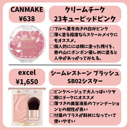 クリームチーク/キャンメイク/ジェル・クリームチークを使ったクチコミ(4枚目)