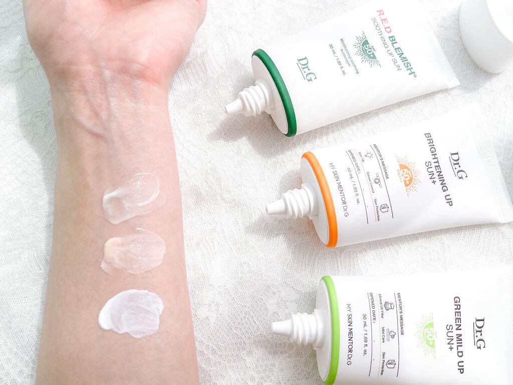 ブライトニングアップサンプラス/Dr.G/日焼け止めクリームを使ったクチコミ（3枚目）