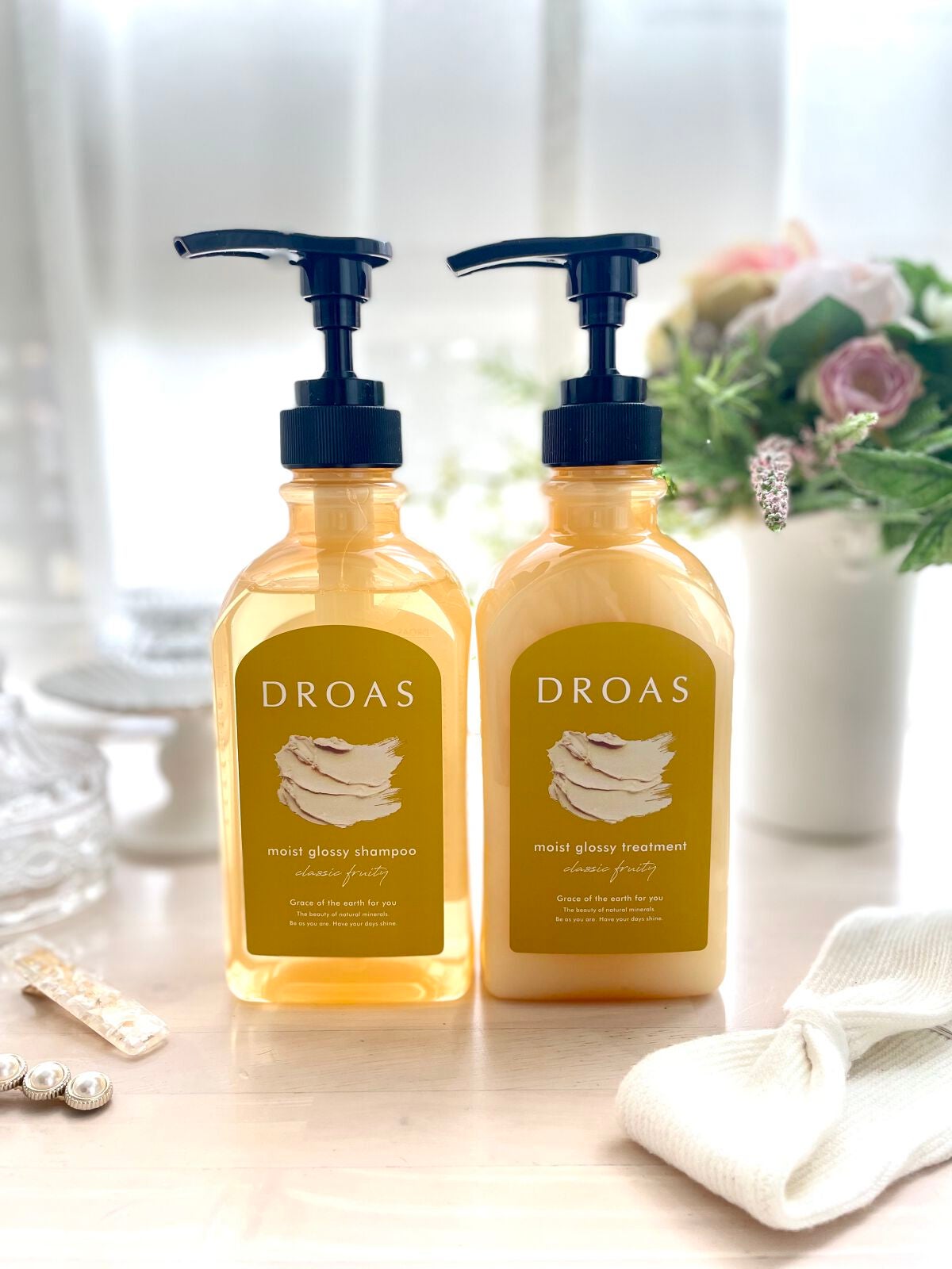 モイストグロッシーシャンプー/トリートメント/DROAS/市販シャンプーを使ったクチコミ(1枚目)