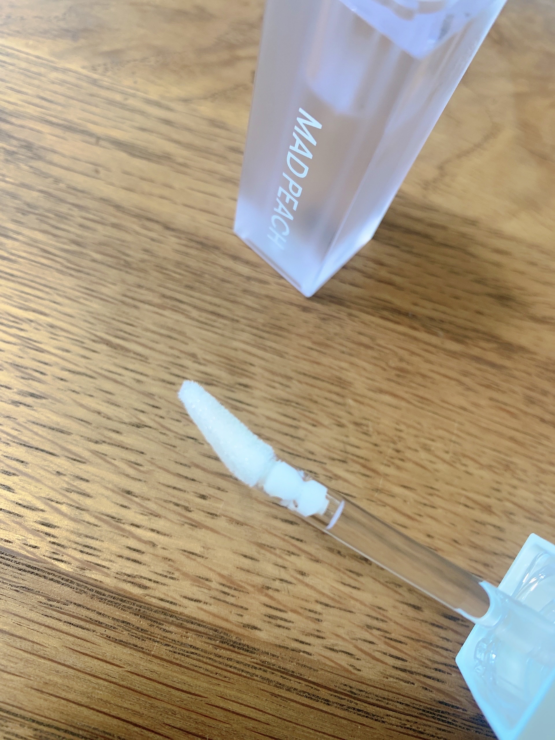 マッドピーチウォータートックスリッププランパー 01 CLEAR/MAD PEACH/リッププランパーを使ったクチコミ（2枚目）