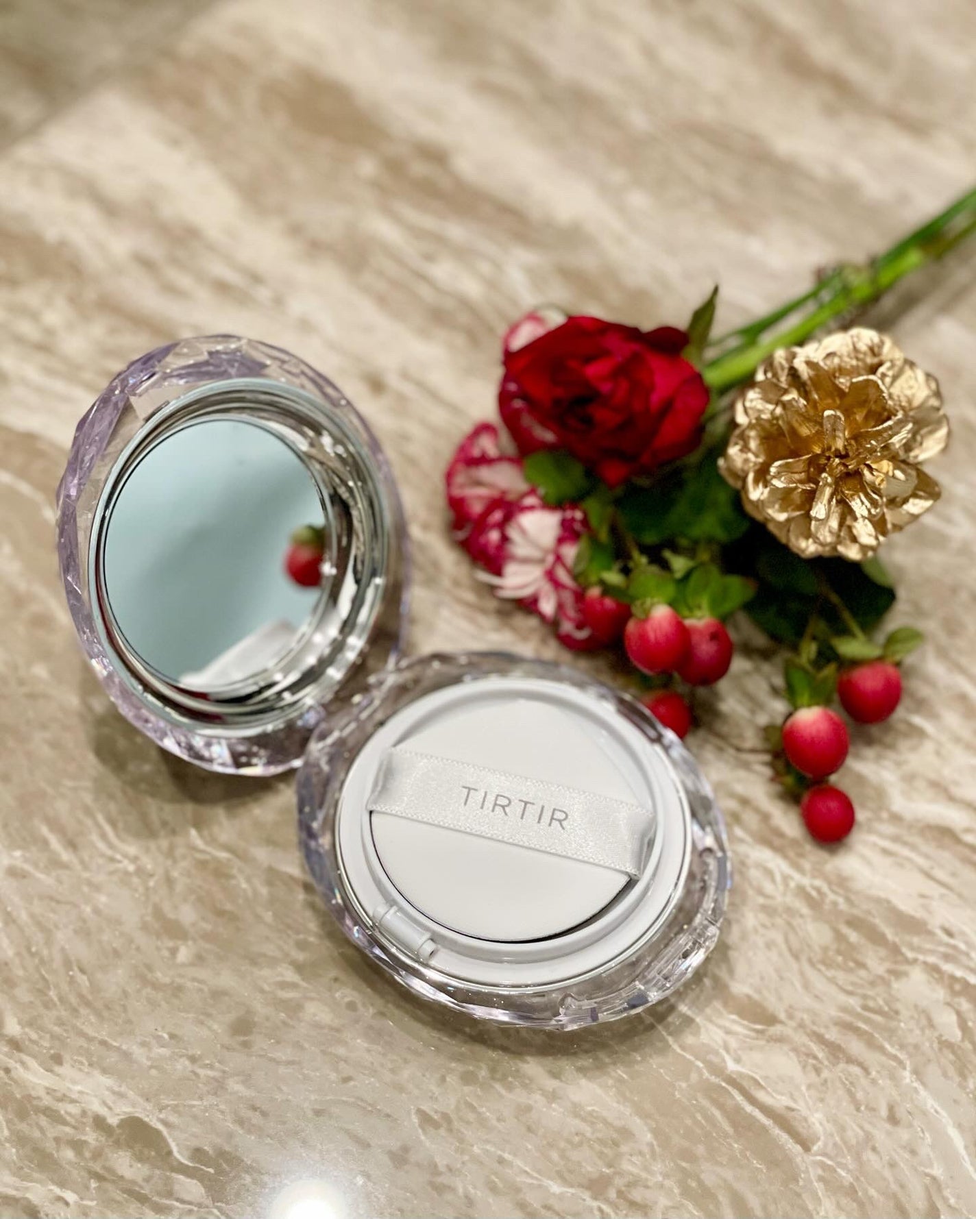 マスクフィット クリスタルメッシュクッション/TIRTIR(ティルティル)/クッションファンデーションを使ったクチコミ(3枚目)