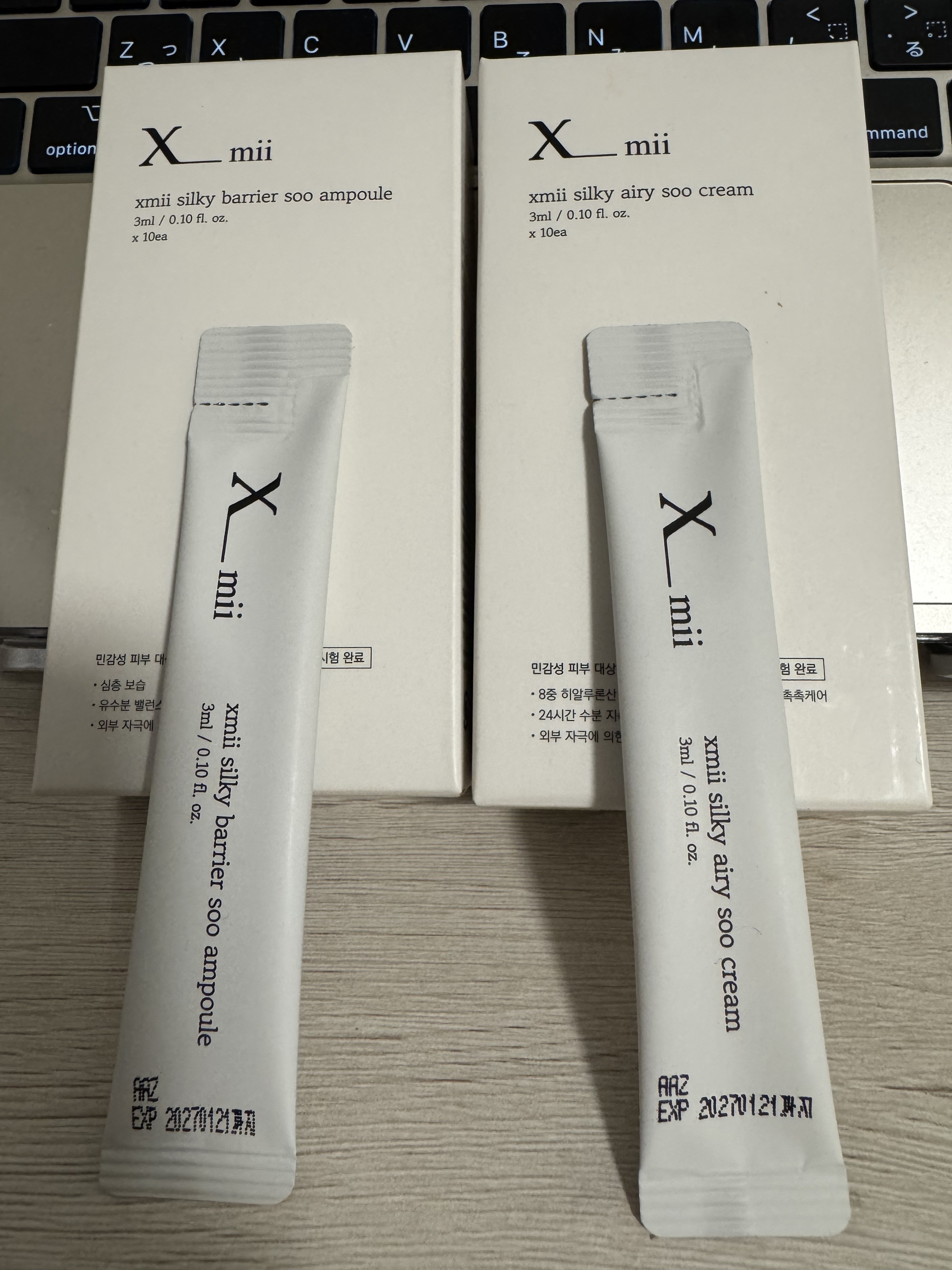 シルキーバリアースーアンプルスティックパウチ/xmii/美容液を使ったクチコミ（2枚目）