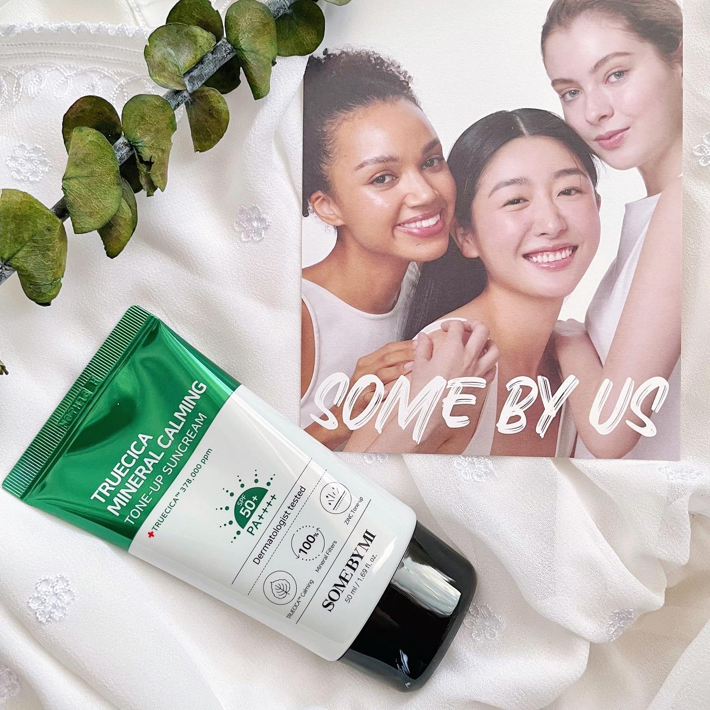 TRUECICAミネラルカーミングトーンアップ 日焼け止め/SOME BY MI/日焼け止めクリームを使ったクチコミ（1枚目）