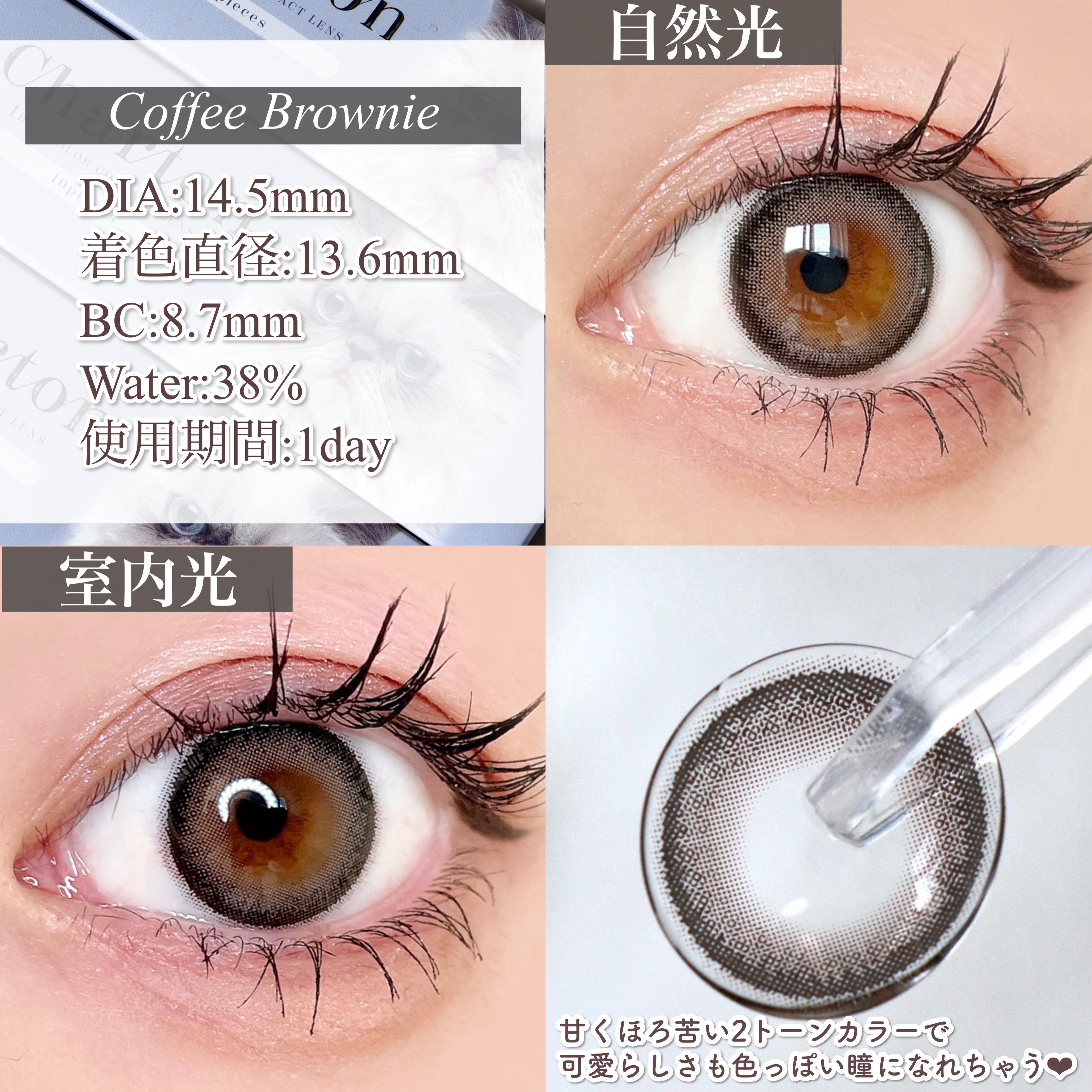 MELANGE　1day/MELANGE BY MAGICCOLOR/ワンデー（１DAY）カラコンを使ったクチコミ（3枚目）