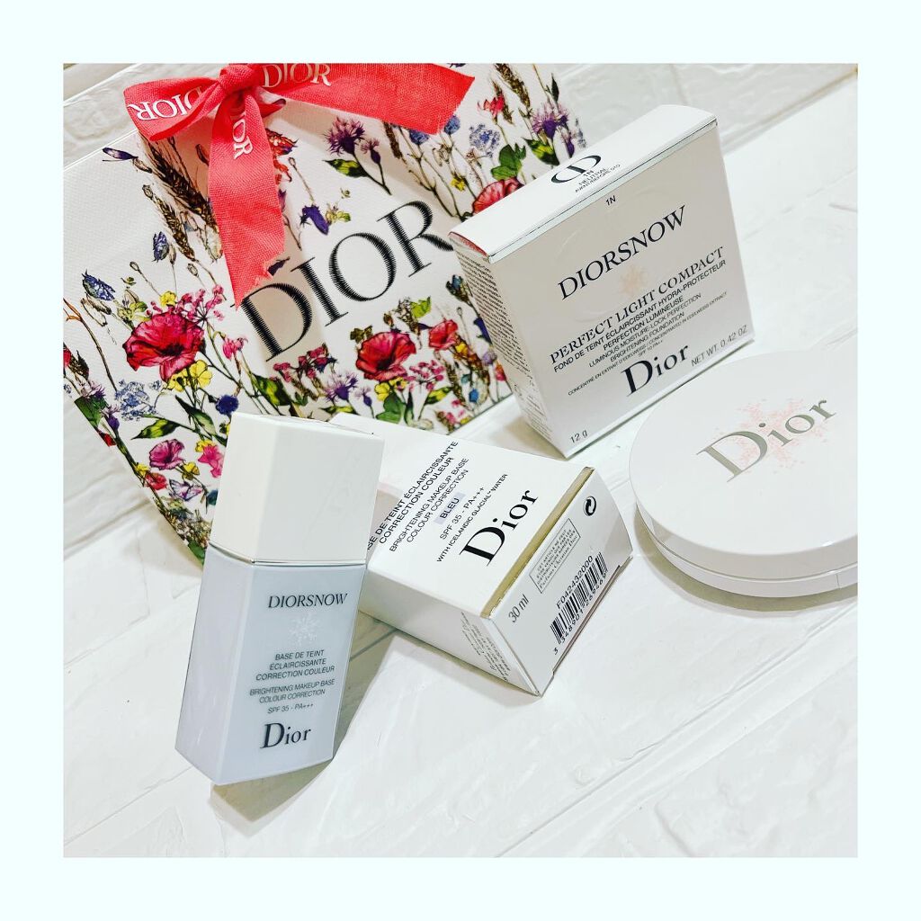 【旧】スノー メイクアップ ベース UV35 SPF35／PA+++/Dior/化粧下地を使ったクチコミ（2枚目）