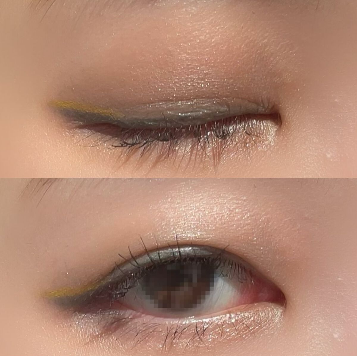 サラダdeフルーツカラーリキッドアイライナーWP/FLORTTE/リキッドアイライナーを使ったクチコミ（2枚目）