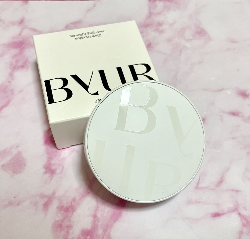 セラムフィット フルカバー グロークッション 20 クリームベージュ/ByUR/クッションファンデーションを使ったクチコミ（1枚目）