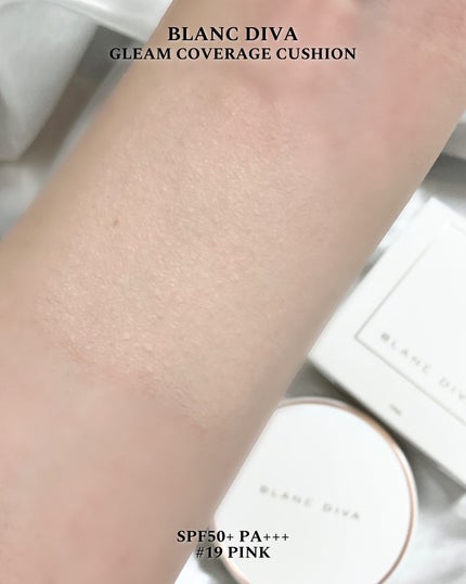 GLEAM COVERAGE CUSHION/BLANC DIVA/クッションファンデーションを使ったクチコミ(6枚目)