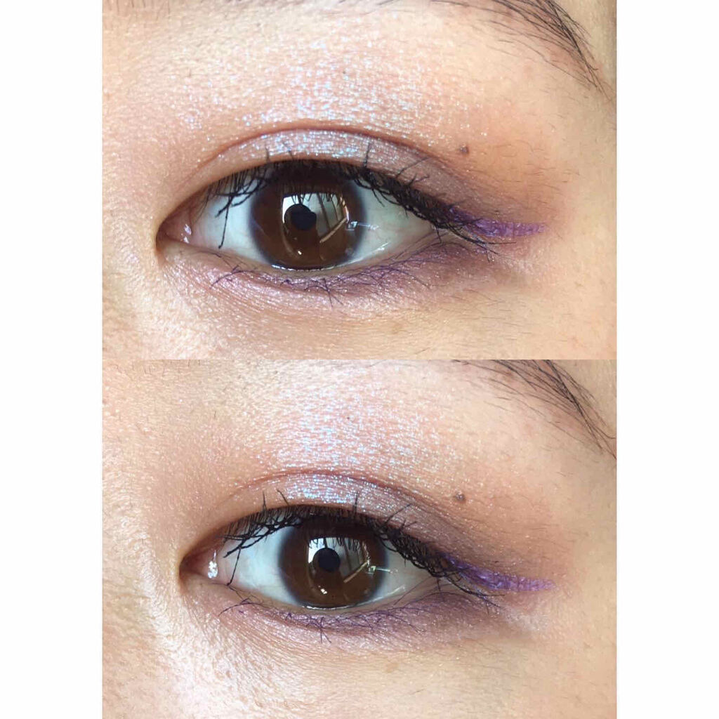 フラッシュクリエイター EX05 Super Orchid/LUNASOL/リキッドアイライナーを使ったクチコミ（3枚目）