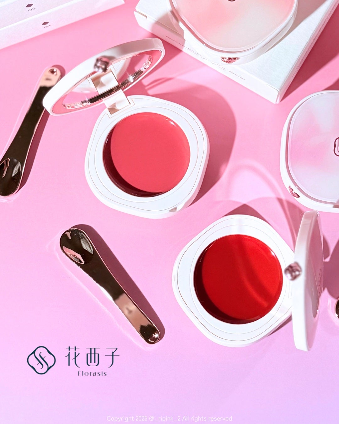 花潤盈露ティントリップバーム/花西子/リップティントを使ったクチコミ(7枚目)