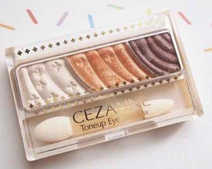 トーンアップアイシャドウ/CEZANNE/アイシャドウパレットを使ったクチコミ(1枚目)