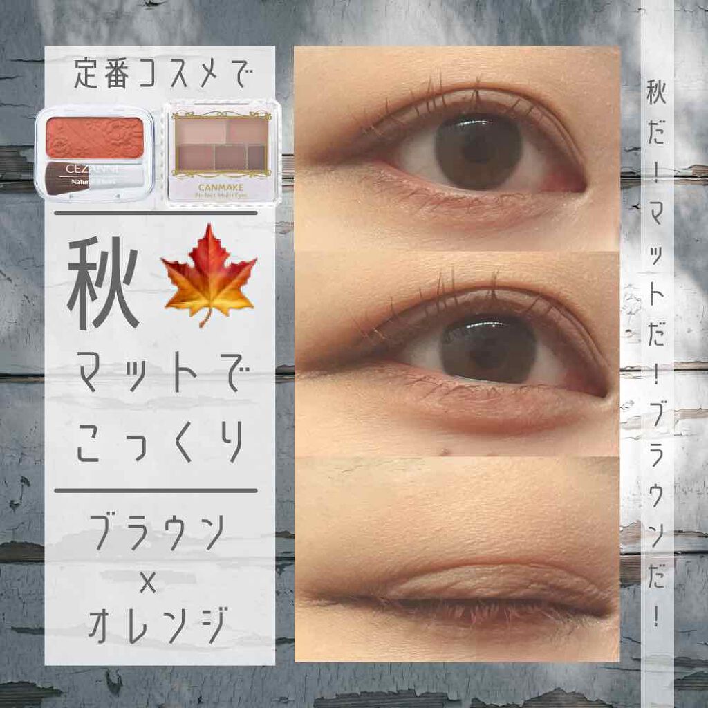 パーフェクトマルチアイズ/キャンメイク/アイシャドウパレットを使ったクチコミ（1枚目）