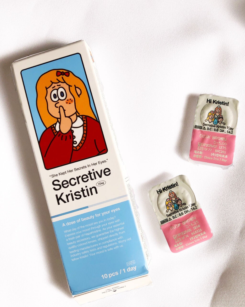 Secretive Kristen/Hapa kristin/カラーコンタクトレンズを使ったクチコミ(7枚目)