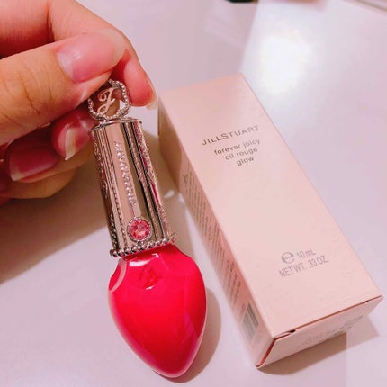 フォーエヴァージューシー オイルルージュ/JILL STUART/口紅を使ったクチコミ(1枚目)