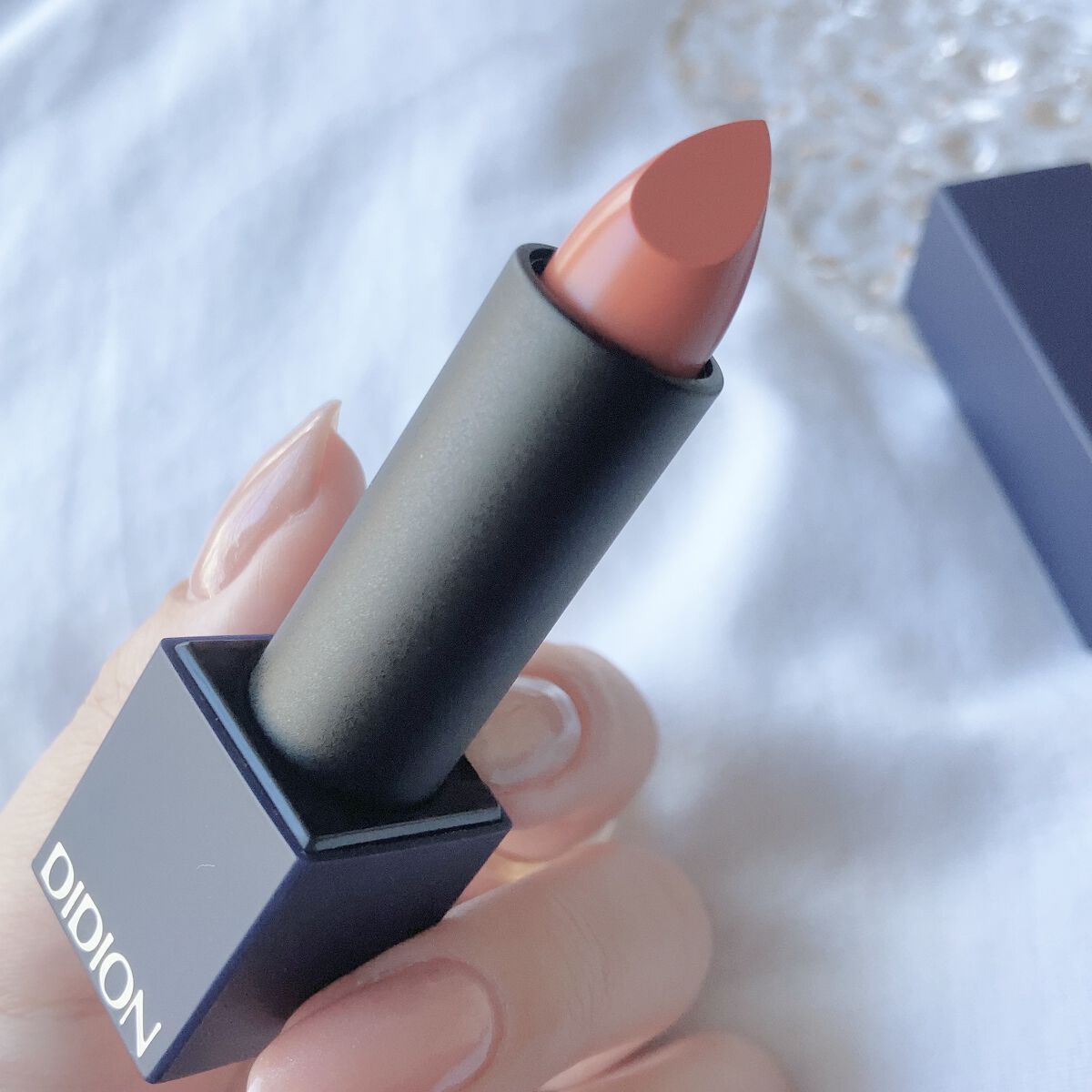 リップスティック サテンマット 02 Determine/DIDION/口紅を使ったクチコミ（1枚目）