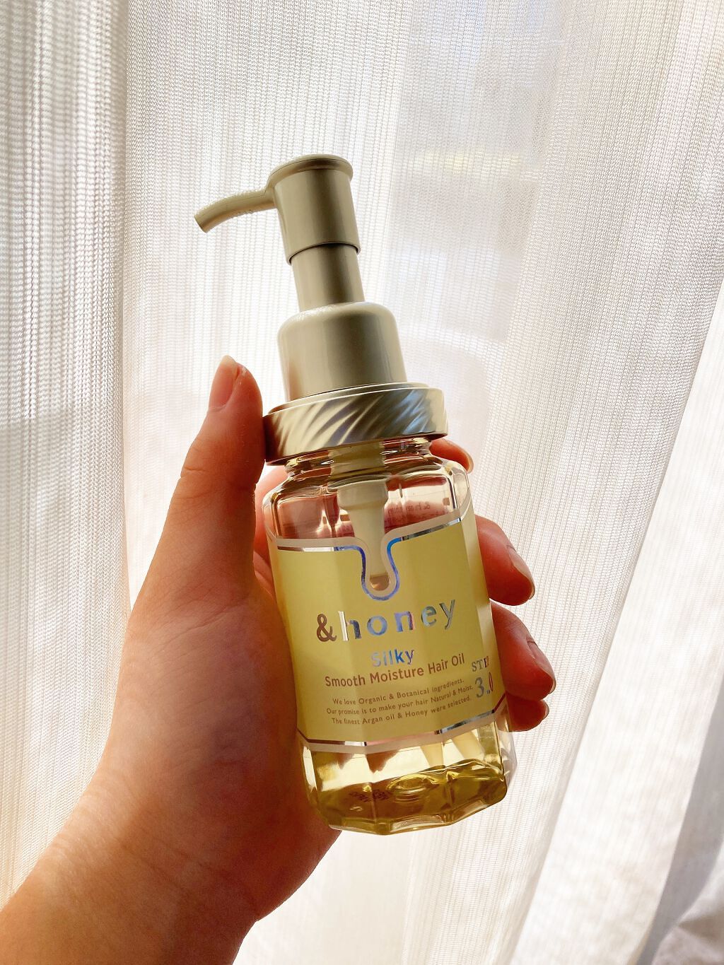 シルキー　スムースモイスチャー　ヘアオイル　3.0/&honey/ヘアオイルを使ったクチコミ（2枚目）