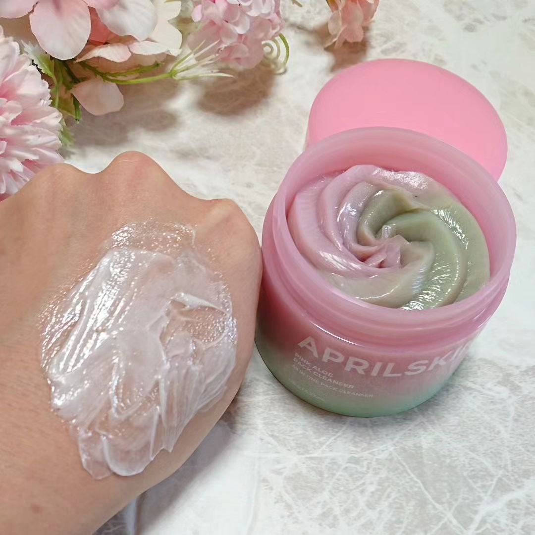 ピンクアロエメレンゲクレンザー/APRILSKIN/その他洗顔料を使ったクチコミ(6枚目)