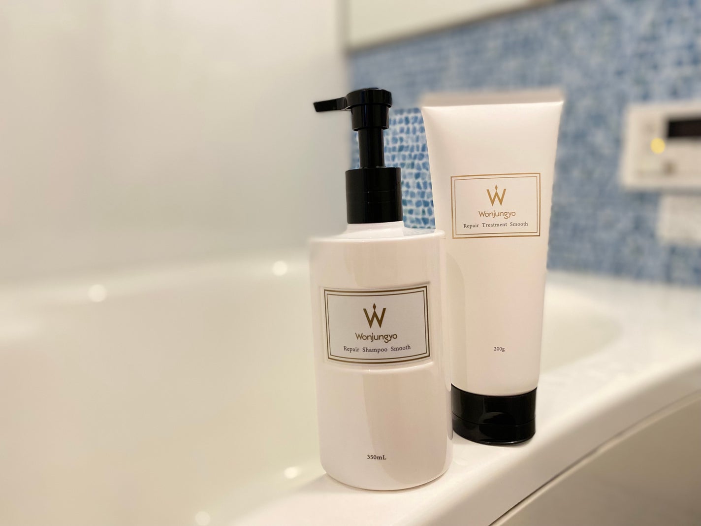 ウォンジョンヨ リペアシャンプー スムース/リペアトリートメント スムース/Wonjungyo/市販シャンプーを使ったクチコミ(1枚目)