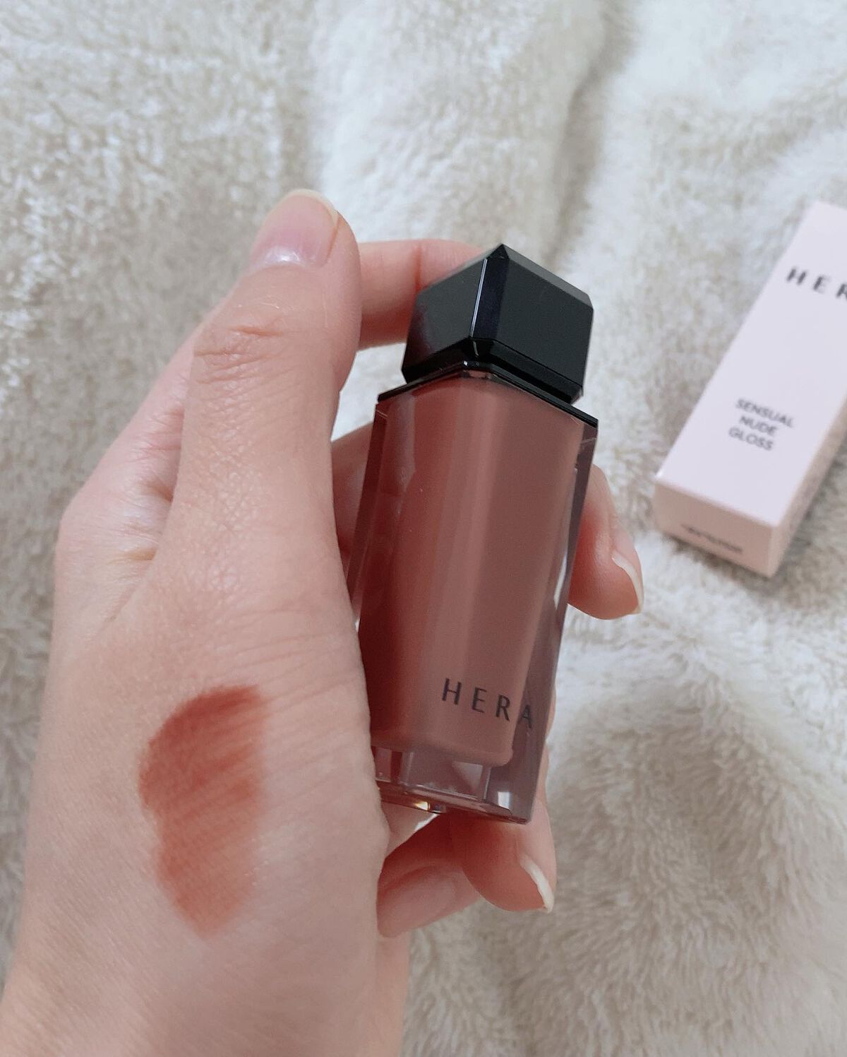 センシュアルヌードグロス/HERA/リップグロスを使ったクチコミ(3枚目)