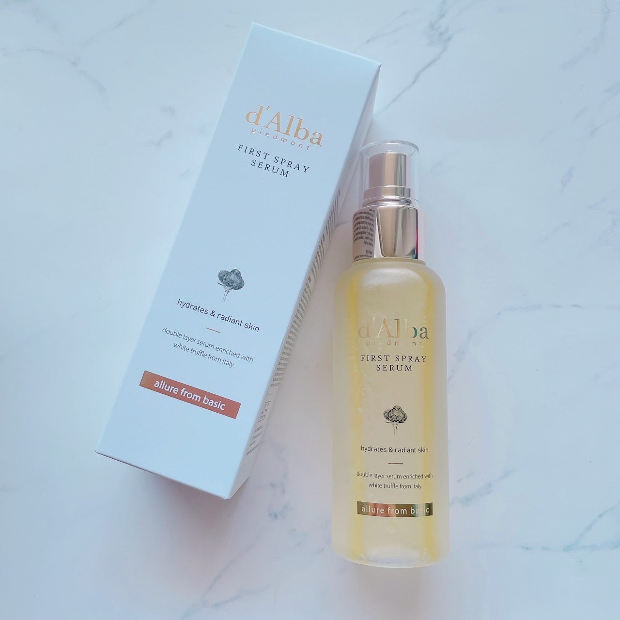 ダルバ ホワイトトリュフファーストスプレーセラム/ダルバ/ミスト状化粧水を使ったクチコミ(5枚目)