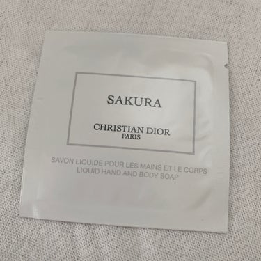 メゾン クリスチャン ディオール サクラ リキッド ソープ/Dior/ボディグッズを使ったクチコミ（2枚目）