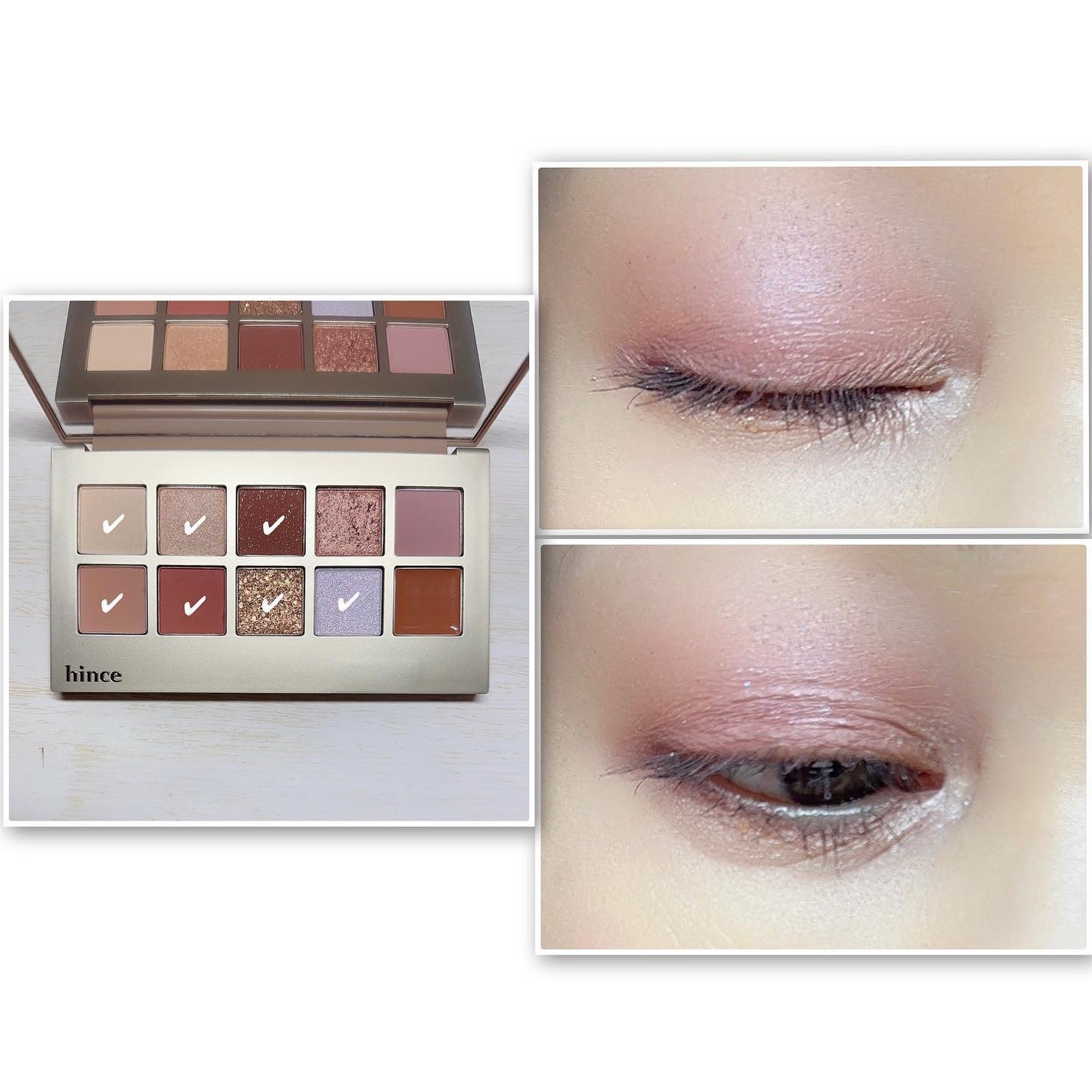 Kanon 카논@ブライト春夏 on LIPS 「『hince/NewDepthEyeshadowPalette..」(6枚目)