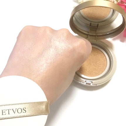 ミネラルグロウスキンクッション/エトヴォス/クッションファンデーションを使ったクチコミ(5枚目)