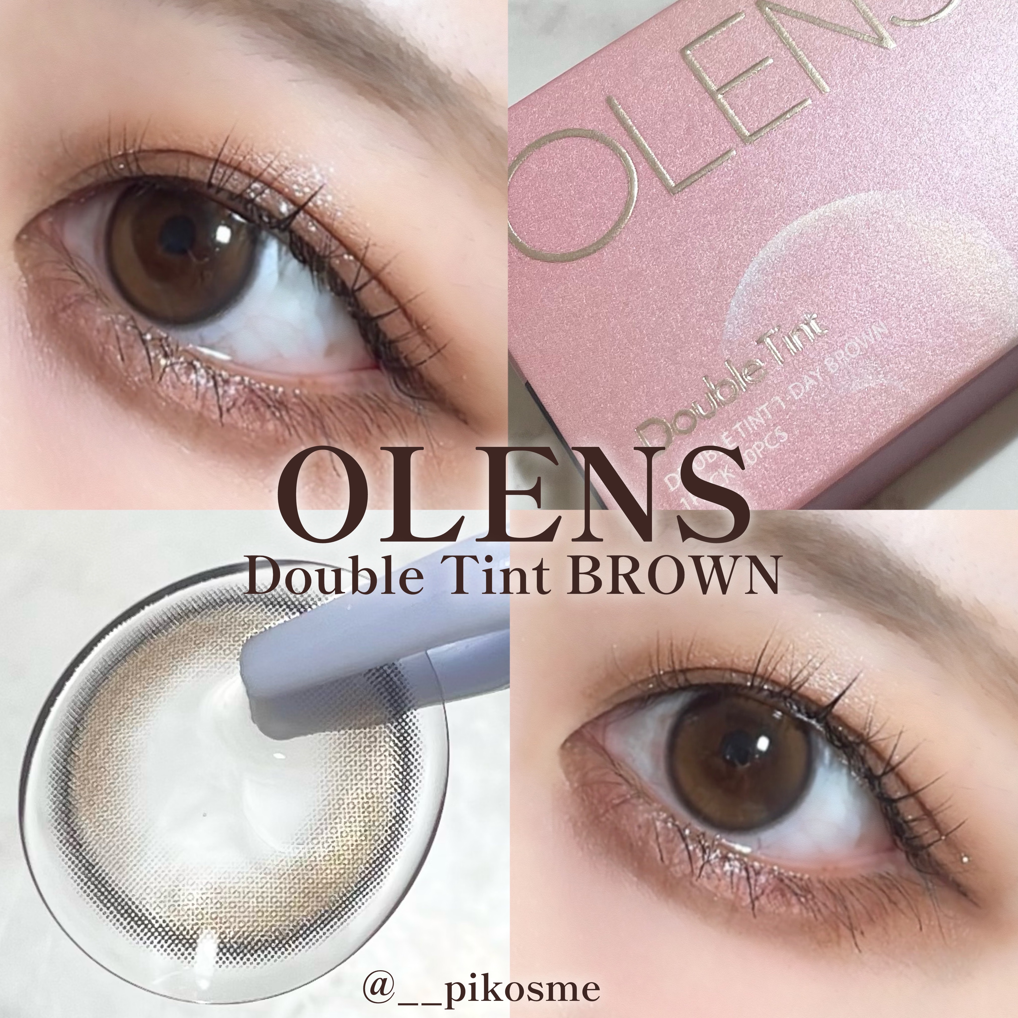 Double Tint 1day/OLENS/カラーコンタクトレンズを使ったクチコミ（1枚目）