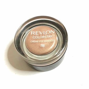 REVLON　カラーステイ　クリームアイシャドウ

【品番･品名】
730　プラリネ
暖かみのあるソフトブラウン

【つけ心地】
クリームタイプなのでしっとり
わりとフィットするのが早いです♪

【発色