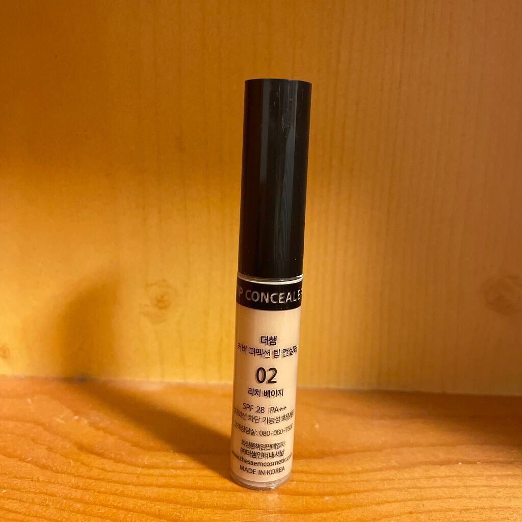 カバーパーフェクション チップコンシーラー/the SAEM/リキッドコンシーラーを使ったクチコミ(1枚目)