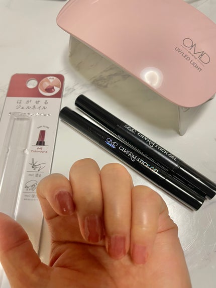 チャームスティックジェル/OMD/オールインワンネイルを使ったクチコミ(4枚目)