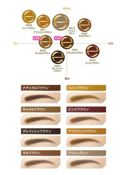 パウダー&ペンシル アイブロウEX/excel/アイブロウペンシルを使ったクチコミ(4枚目)