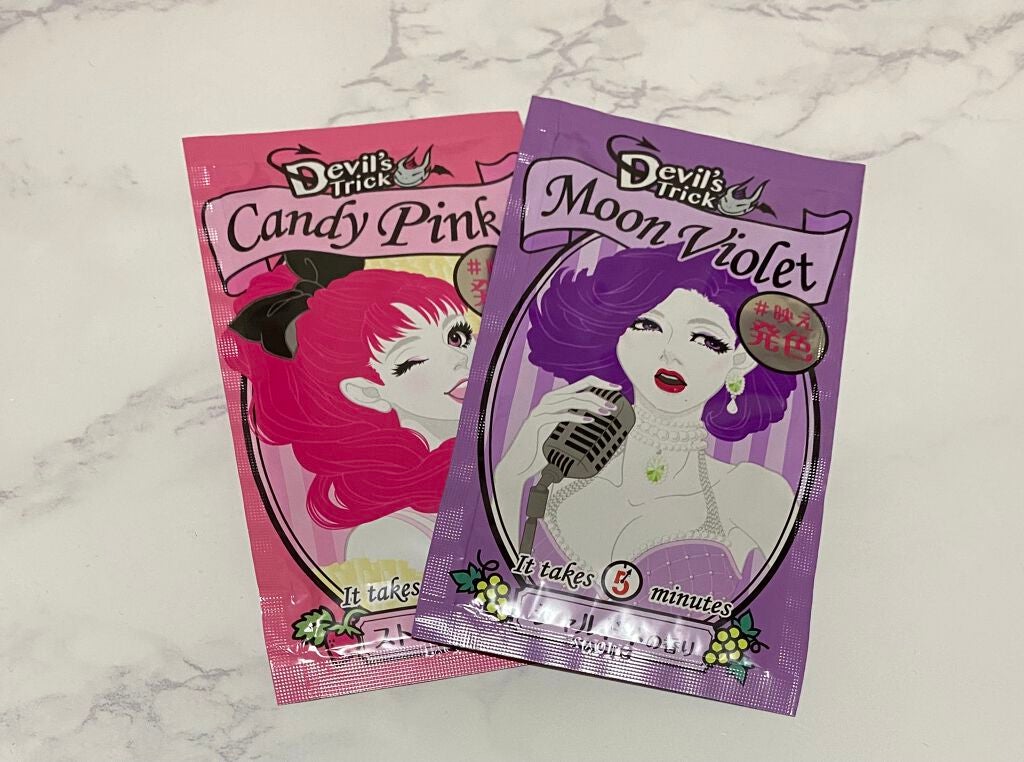 デビルズトリック/クイスクイス/ヘアカラーを使ったクチコミ(2枚目)