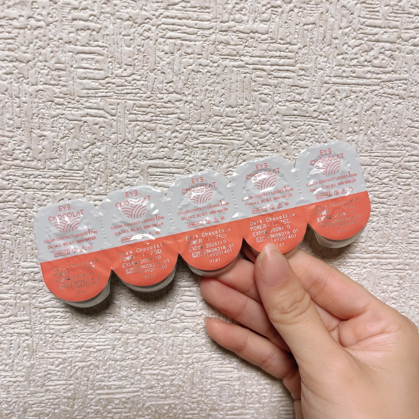 アイショコラ/EYE CHOCOLAT/ワンデー（１DAY）カラコンを使ったクチコミ（3枚目）