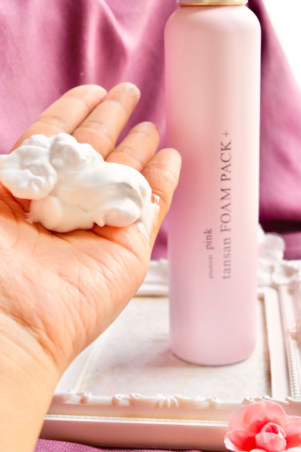 ピンク炭酸フォームパックプラス/プラスキレイ/洗い流すパック・マスクを使ったクチコミ(5枚目)