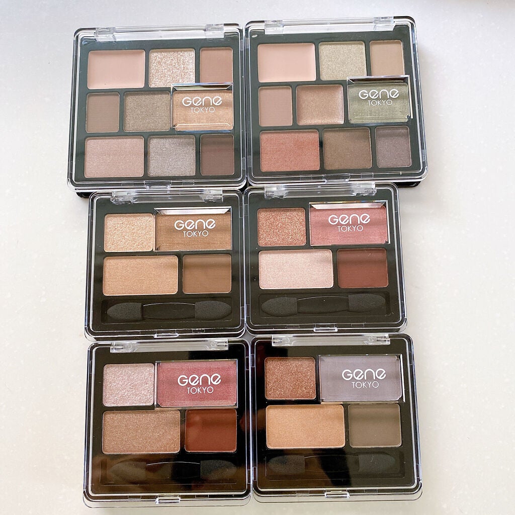GENE TOKYO ムードアイシャドウパレット/DAISO/アイシャドウパレットを使ったクチコミ(1枚目)