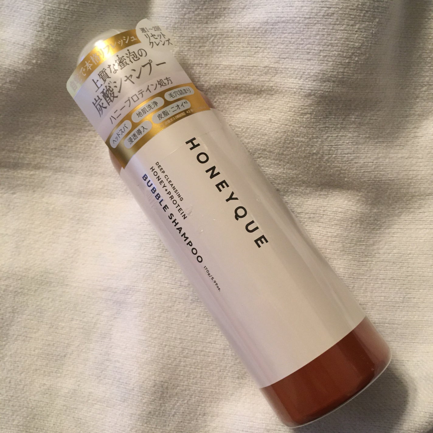 ディープクレンジング ヘッドスパ バブルシャンプー/ハニーク/市販シャンプーを使ったクチコミ(1枚目)