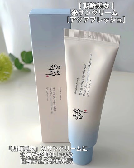 リリーフサンライス + プロバイオティクス/Beauty of Joseon/日焼け止めクリームを使ったクチコミ(2枚目)