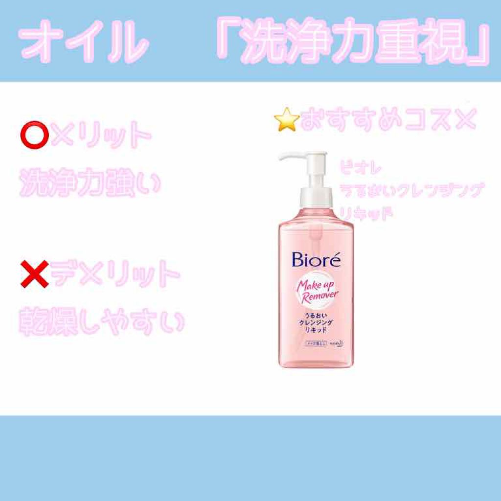 うるおいクレンジングリキッド/ビオレ/クレンジングウォーターを使ったクチコミ（2枚目）