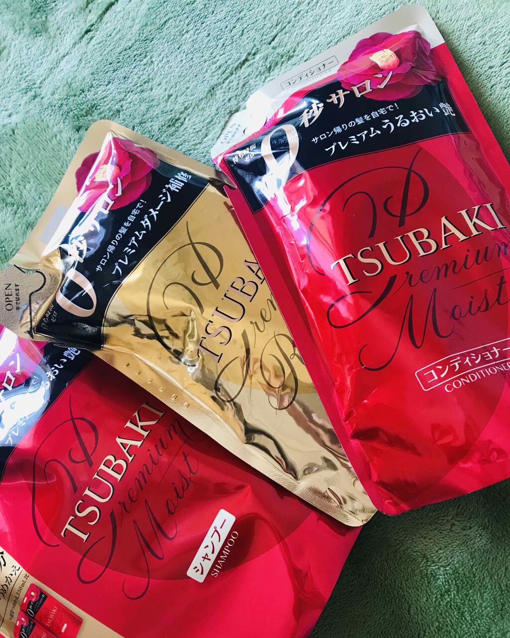 プレミアムモイスト シャンプー/ヘアコンディショナー/TSUBAKI/市販シャンプーを使ったクチコミ(1枚目)