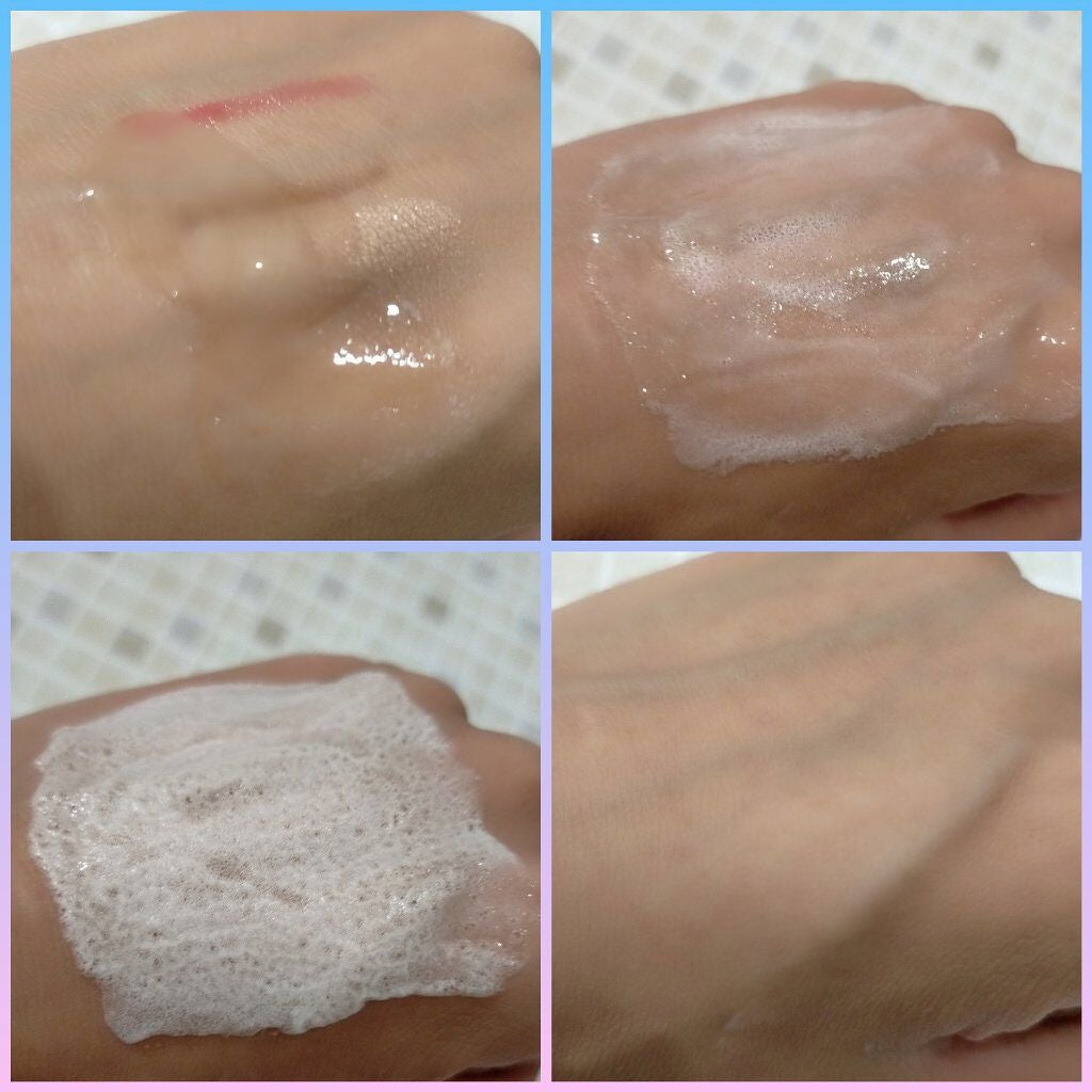 KC むきタマつるん 発泡美容液クレンジング/ハーブ健康本舗/クレンジングジェルを使ったクチコミ(2枚目)