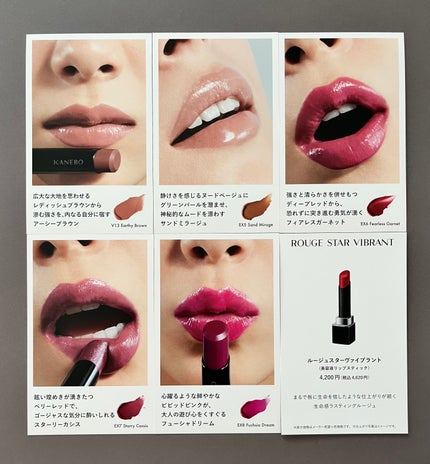 ルージュスターヴァイブラント/KANEBO/口紅を使ったクチコミ(5枚目)