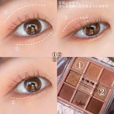 KEYBO FALL IN LOVE SHADOW PALETTE/keybo/アイシャドウパレットを使ったクチコミ（2枚目）