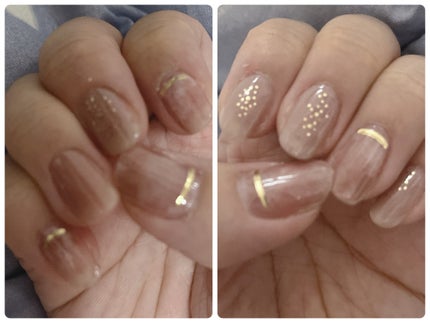 ジェルネイルシール/キャンドゥ/ネイルシールを使ったクチコミ(1枚目)